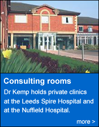 Consulting rooms for Consultant Clinical Neuropsychologist  Dr Steven Kemp of Leeds, Bradford, Yorkshire and London